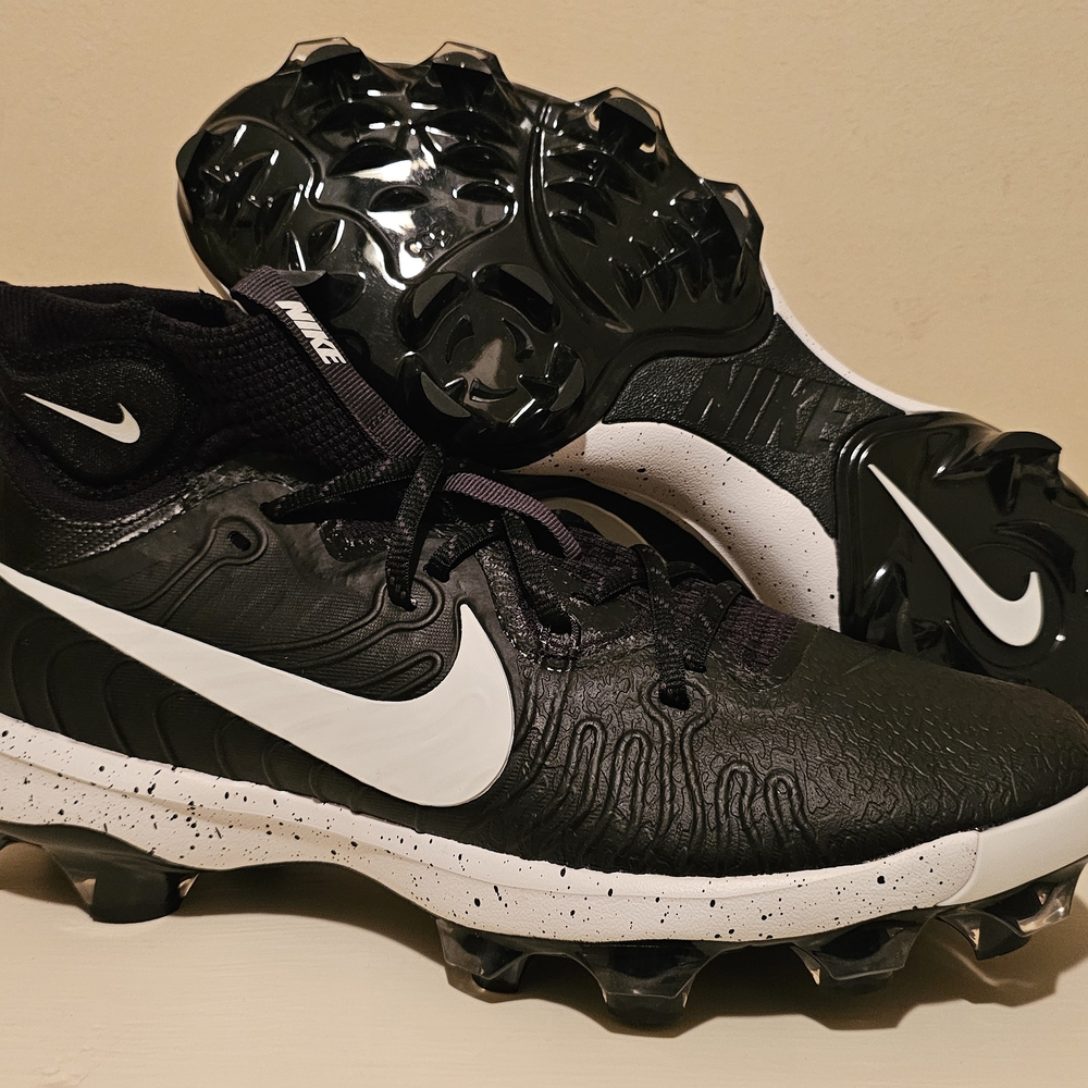 Nike Alpha Huarache NXT MCS Black Baseball Cleats DJ6519-002 Mens Size 12 NEW